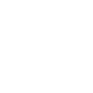 A white graphic of a sketched crescent moon.